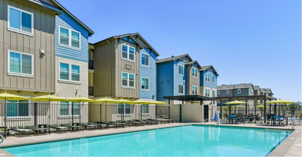 Completed multifamily community